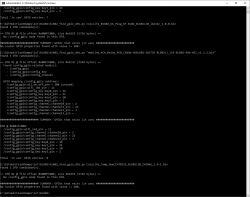 Screenshot of CMD terminal showing GPIO analysis from a Python script.