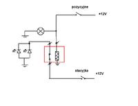 Czy ten schemat podłączenia świateł dziennych jest poprawny?