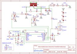 Battery-Powered Transformer Soldering Iron Circuit Diagram Circuit diagram of a battery-powered transformer soldering iron.