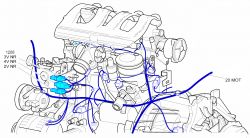 Peugeot206 1,9D 02r lub Partne - Schemat silnika Peugeot 206 02 rok, 1,9D sil dw8 Lub Partner od 03