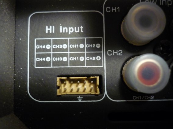 Разъем hi input