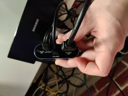 Samsung SUHDUE65K z BDV-E6100 - Nie działą ekstraktor połączony z TV diody są cały czas czerwone