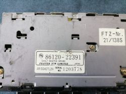 Schemat podłączenia radia Fujitsu Ten 86120-22391 w Toyocie