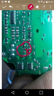 Ładowarka Parkside PLG 20 A3 - uszkodzone rezystory, kondensator, szukam schematu i zdjęć