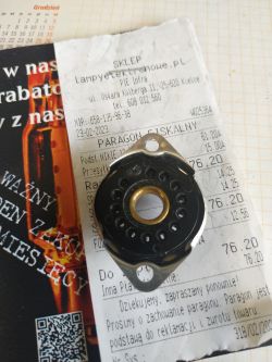 Poszukiwane podstawki 13 pinowe do lamp Nixie Z566M.