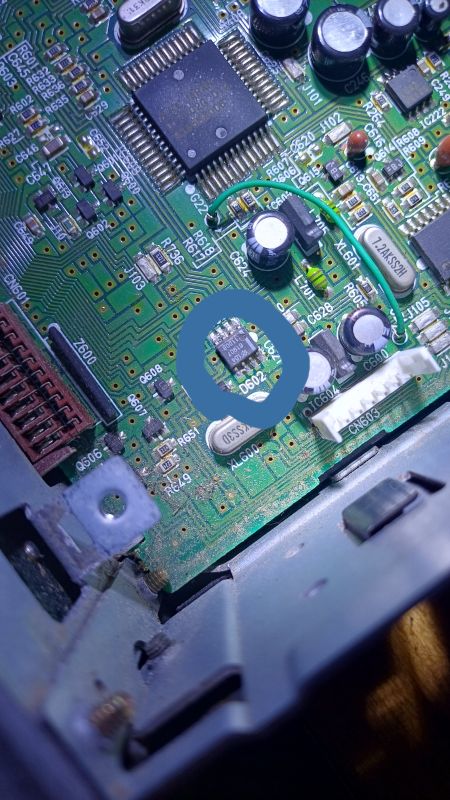 Audi Gamma CC Panasonic AUZ5Z3P0062879 - EEPROM pokazuje FF, z której pamięci odczyt kodu?