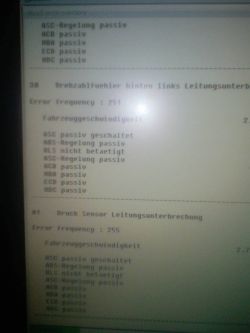 Interpreting INPA Error Codes for BMW E39's ABS and ASC Systems - Speedometer Issues