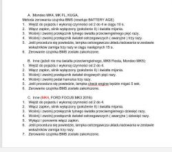 Ford Focus mk3 nie doładowuje akumulatora, ładowanie 15V