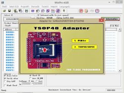 Flash NAND Lite memory programmer! TSOP48