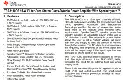 Moduł wzmacniacza TPA3110D2.