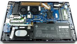 Laptop HP Pavilion - zepsuty wentylator a spuchnięta bateria