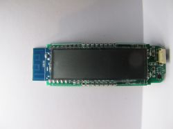 ZY-TH02Pro Circuit Board with CB3S Module Circuit board with display and CB3S module on a white background.