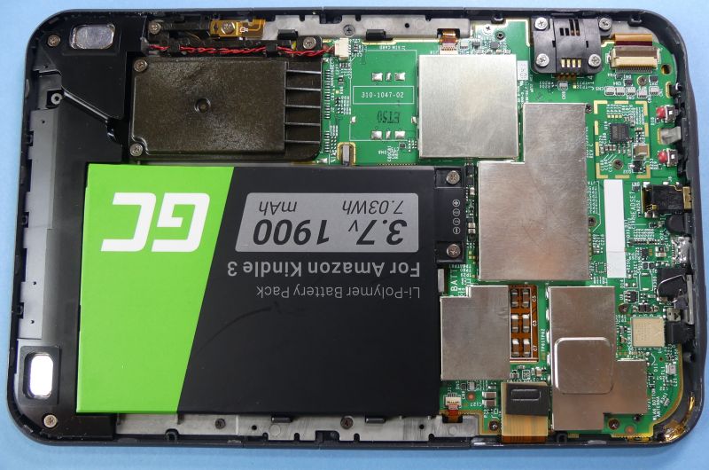 Wymiana akumulatora w czytniku e-booków Kindle 3