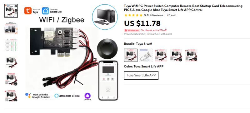 What was the Tuya Wi-Fi module doing inside the computer? Updating the PC Power Switch Remote firmwa