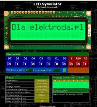 Symulator wyświetlacza alfanumerycznego HD44780