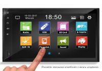 Choice of 2din radio - the only requirements are AV IN input for the camera and 
