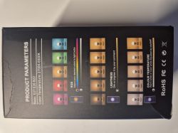 Packaging of RGBCW smart LED bulb.