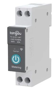 Flashing New Tongou TO-Q-SY1-JWT Device: DIN Rail Switch and Meter, BK7231 template script