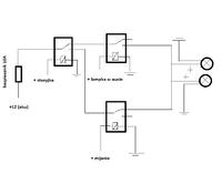 GOLF IV - Czy schemat świateł dziennych z coming/leaving home jest poprawny?