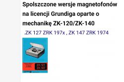 Umschlag des Servicehandbuchs für Tonbandgeräte ZK-127 und ZK-147.