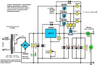 Regulated power supply (darlington power) for LM317 10A 1.2..37V