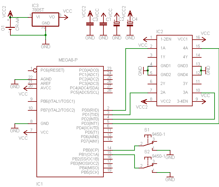 Podłączenie przycisków do ATmega8 – jak wyeliminować drgania styków i fałszywe sygnały?