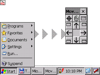 Okrojony Windows CE 5.0 core - jak zrobić pasek "start& Okrojony Windows CE 5.0 core - jak zrobić pasek "start&