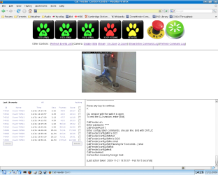 Dokarmiacz dla kota sterowany przez internet