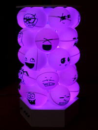 Ping-pongowa wielokanałowa lampa RGB Ping-pongowa wielokanałowa lampa RGB