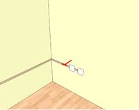 Can a compact wireless switch cut power to a normal wall socket?