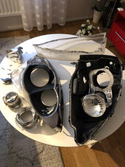 Instalacja lamp H4 w Civic Type R '04 - światła mijania i drogowe razem