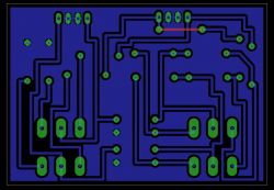 ECL86 and EM84 Tube Amplifier - PCB