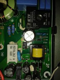 Samsung CTN264EA01-płyta indukcyjna po wymianie IGBT i mostka ponownie je pali