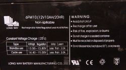 Prąd który można pobrać z akumulatora żelowego.