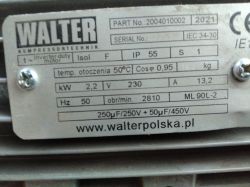 Silnik 1-f 2,2 kW z modułem odśrodkowym - rozłączają bezpieczniki, hamowanie przy obrotach
