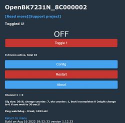 I flashed my switch that has a BK7231N chip on it,. Now what?