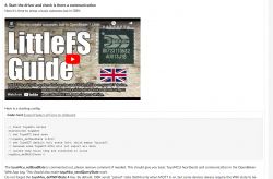 Screenshot showing a section of a webpage guide for configuring TuyaMCU. A code configuration card and a YouTube video are visible.