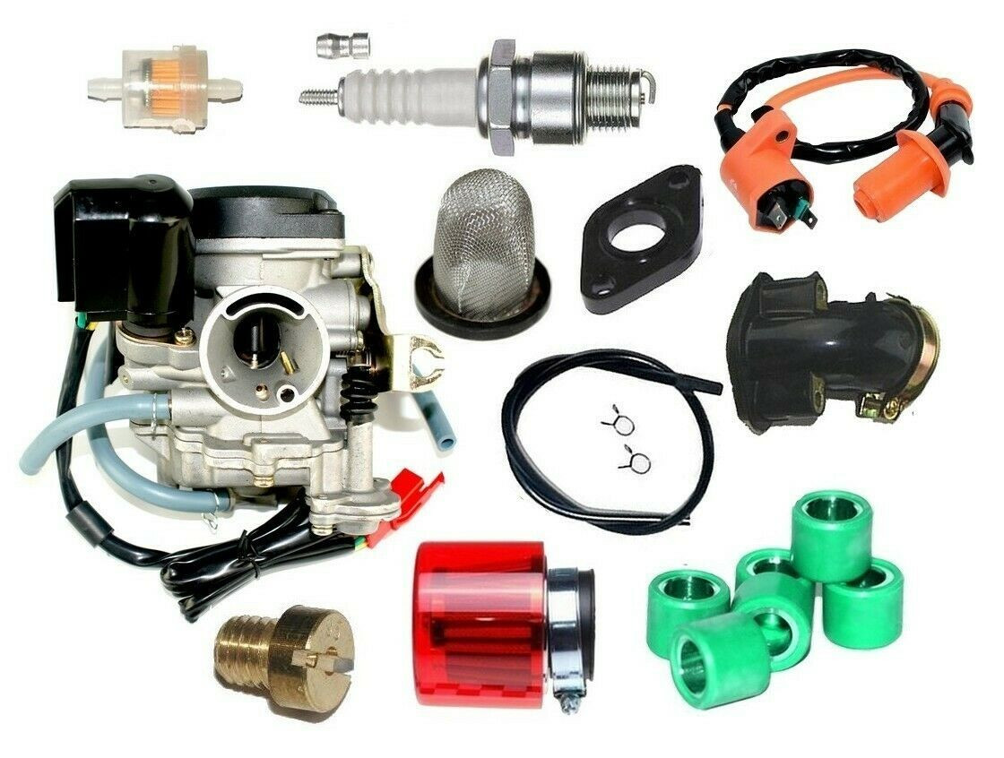 Membraan en Naald voor Carburateur met 18mm Schieber voor China 4T 139QMB/QMA