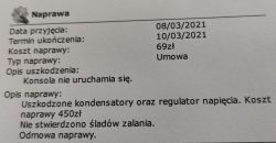 XBOX One S - Ubezpieczyciel uCare odmówił naprawy, błędne stwierdzenie zalania