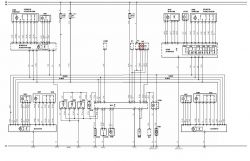 Śledzenie kabla od bezpiecznika 38 w Passacie B5 1.9 TDI 90KM 1999r - czerwono-żółty kabel