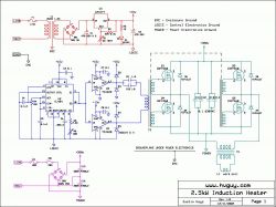 2.5 kW Induction Heater ZVS Circuit with IRFP260, Full Bridge IRFP460, and TC4421/TC4422 2.5 kW Induction Heater ZVS Circuit with IRFP260, Full Bridge IRFP460, and TC4421/TC4422