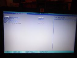 HP 250-G4 - błąd 0x1A przy bootowaniu Linux Mint z USB, brak Secure Boot w BIOS.