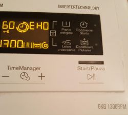 Washing machine Elektrolux 1300RPM error - How to eliminate the error