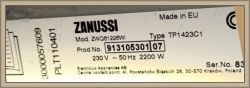 Zanussi ZWQ61226WI - Luz bębna, stuki, ewentualna naprawa lub wymiana bębna