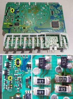 Zmywarka Bosch SRV46A63/21 - sterownik / programator