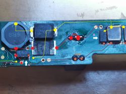 Indentyfikacja elementów SMD w Blum servo-drive for aventos