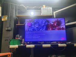 LG 43LH630V ZJ - ciemnoniebieski obraz, przyczyna? Diody podświetlenia?