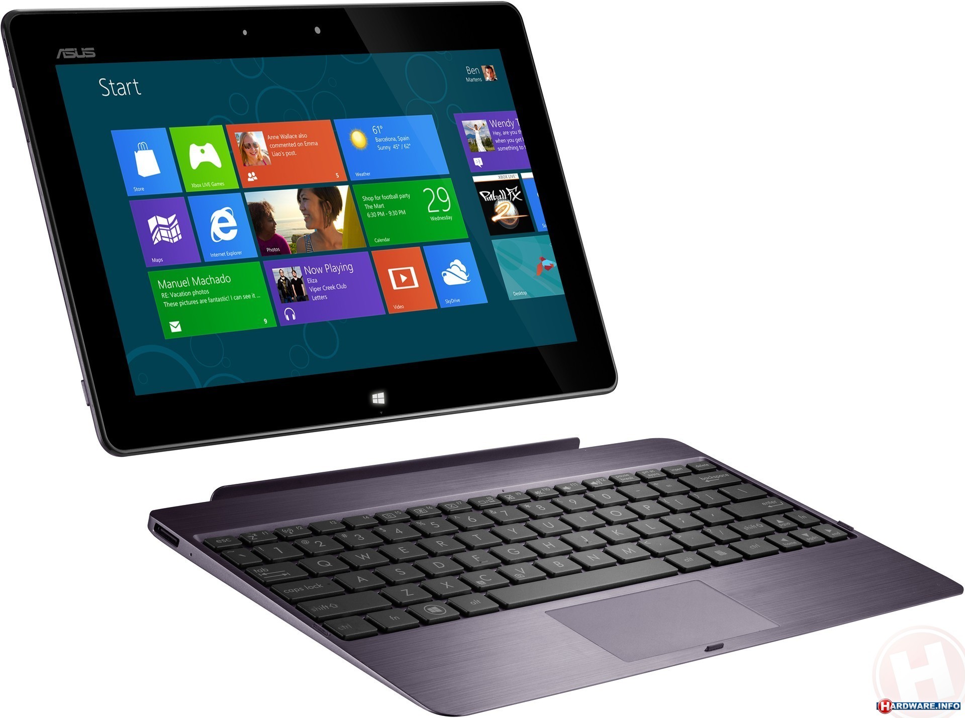 ASUS Tablet 600 hybrydowy tablet z ekranem 10,1", Tegra 3 i Windows 8