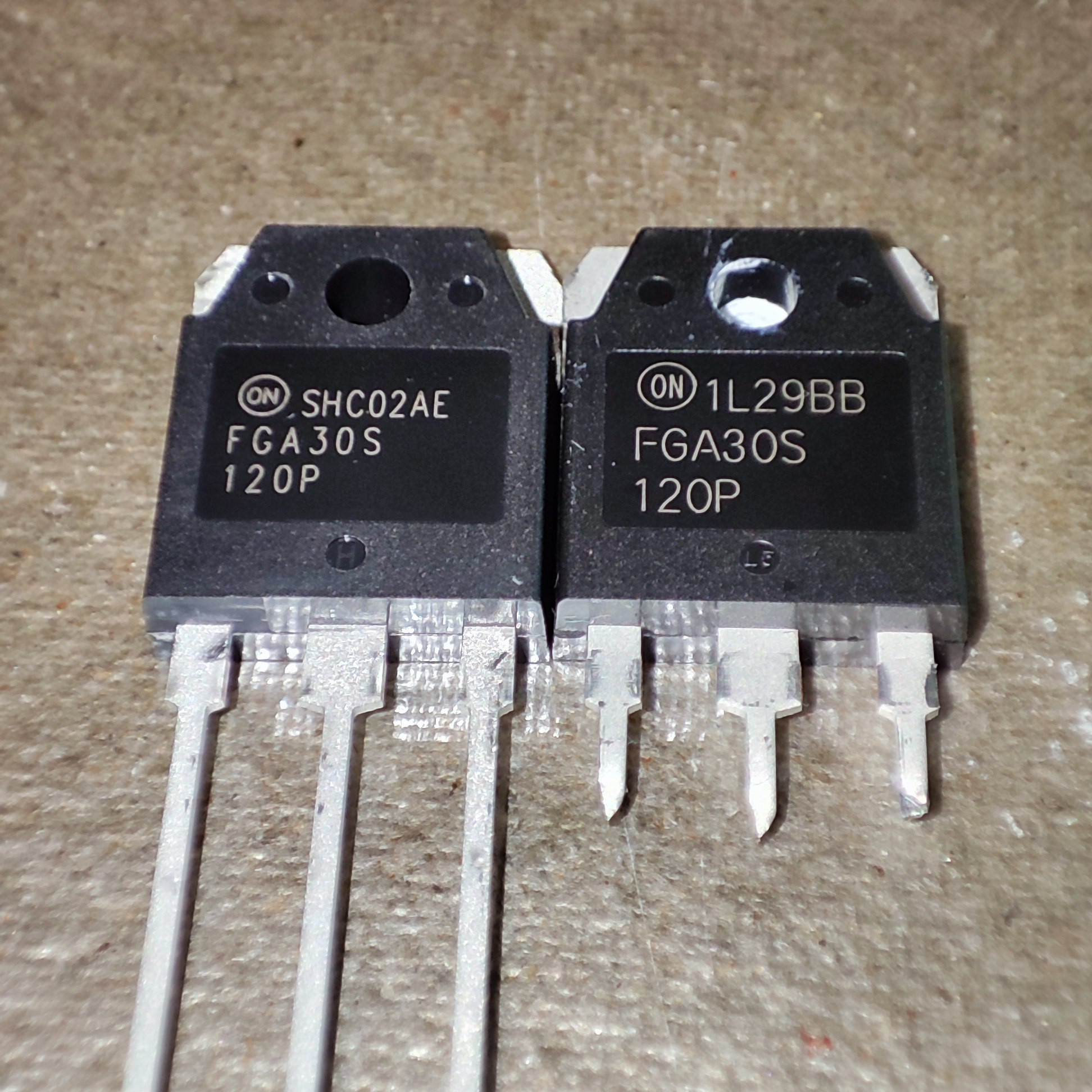 [Rozwiązano] Beko HII 64400 AT - tranzystory IGTB FGA30S120P czy aby to ...
