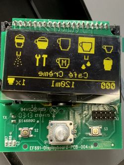 NIVONA Caferomatica 830 Coffee Machine: Damaged Display Repair, AliExpress Replacement